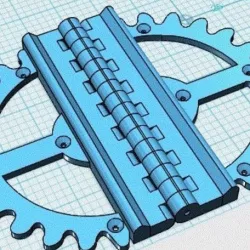 Steampunk Gear Hinge