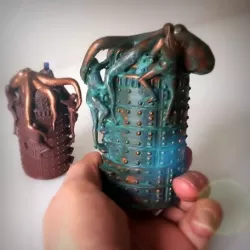 Steampunk octopus box, steampunk box