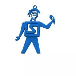Stratomaker Mascot Keychain