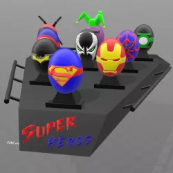 Super Eggs Collection with base
