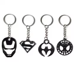 Superhero Keychains