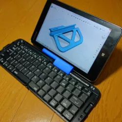 Tablet stand for RBK-3000BT foldable keyboard + Lenovo Miix 2 8/iPad mini retina
