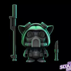Teemo omega squad (urban toy style) from league of legends