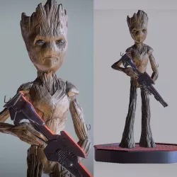 TEENAGE GROOT INSPIRITED MODEL v1