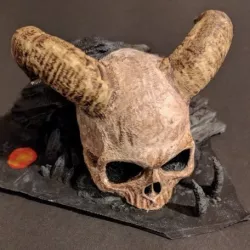 Temple skull
