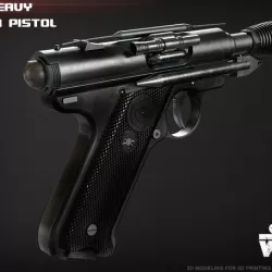 The DT-12 heavy blaster pistol