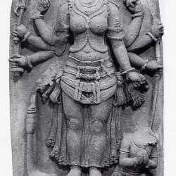 The Goddess Durga Victorious over the Buffalo Demon, Mahisha (Mahishasuramardini)