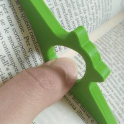 Thumb book holder