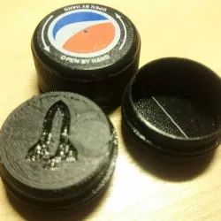 Tiny Bottle Top Container