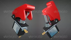 Toggle Switch with Flip-up Safety Cover