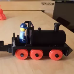 Toy Train engine and Coal Car