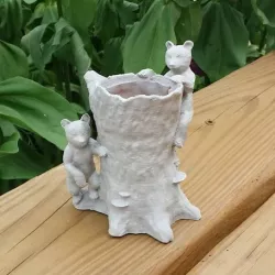 Tree Stump Pencil Holder