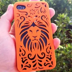 Tribal Lion Floral Iphone Case 4 4s