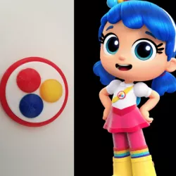 True and The Rainbow Kingdom Pin/Badge
