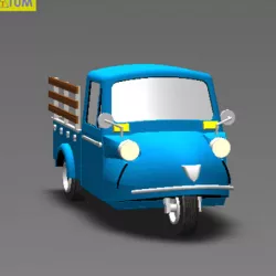 TUK TUK 3 WHEEL FROG CAR (IN FARM)