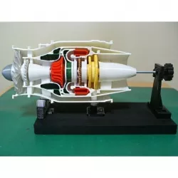 Turbofan Engine, for Business Aircraft, Cutaway