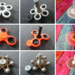 Universal Fidget Spinner to Spinning Top Converter
