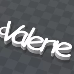 VALERIE CUSTOMIZABLE KEYCHAIN