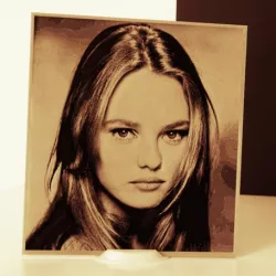 Vanessa Paradis 3D Drawing