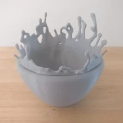 Water Splash in Bowl
