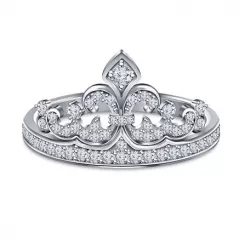 Womens Crown Ring 3D CAD Model In STL Format