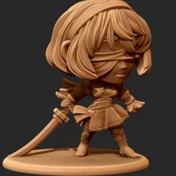 YorHa No 2 Type B Chibi figurine