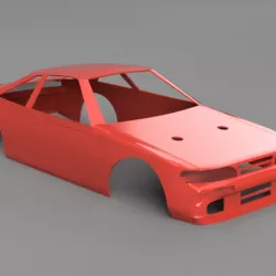 Zenki S14 240sx Body for 3DRC 1/24 Drift Car