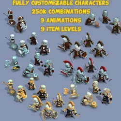 11k Animated Fantasy Heroes