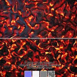 2 Types of HQ Lava / Magma Textures