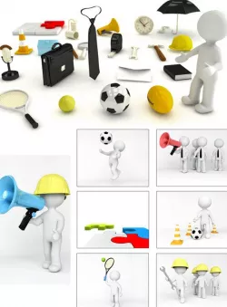 25 Diffrent 3D models for Cinema 4D