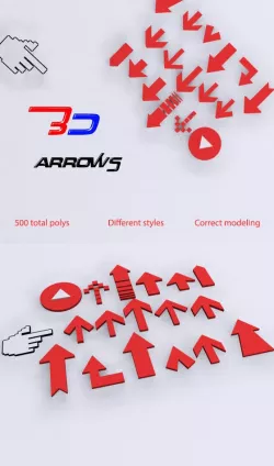 3D arrows