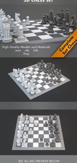 3d Chess Set