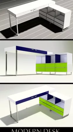 3D Modern Desk
