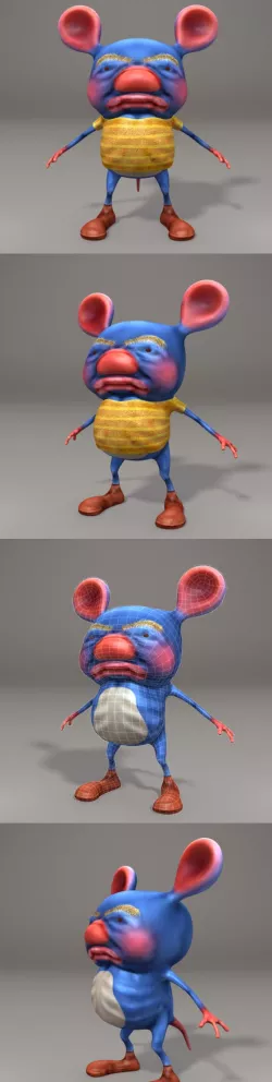 3D Stylized Rat Character
