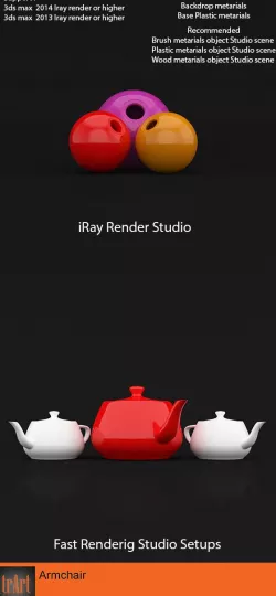 3ds max iRay professional lighting studio