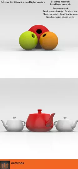 3ds max mental ray studio lighting