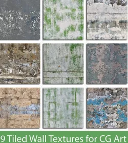 9 Tiled Wall Textures #2