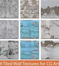 9 Tiled Wall Textures #3