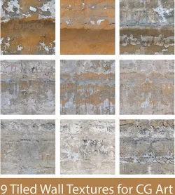 9 Tiled Wall Textures