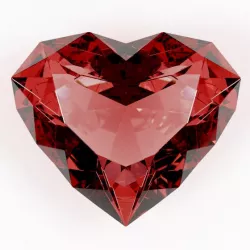 A Heart Shaped Gemstone 01