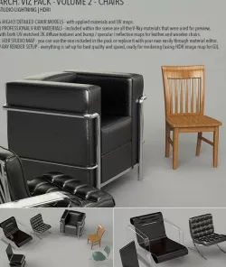 Arch Viz Pack Volume 2 - Chairs