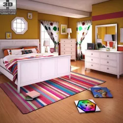Ashley Caspian Panel Bedroom Set