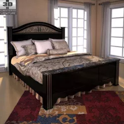 Ashley Constellations King Poster Bed - 3D Models.