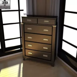 Ashley Diana Chest - 3D Model.