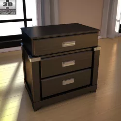 Ashley Diana Nightstand - 3D model.
