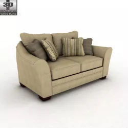 Ashley Lena - Putty Loveseat - 3D Model.