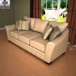 Ashley Lena - Putty Sofa - 3D Model.