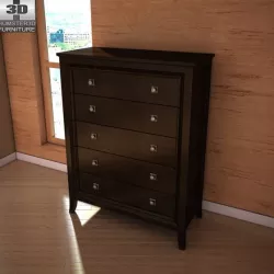 Ashley Martini Suite Chest - 3D model.