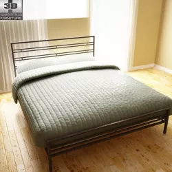 Ashley Sonya Bed - 3D model.