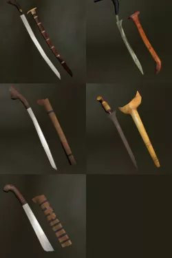 Asian Bladed Weapons Pack